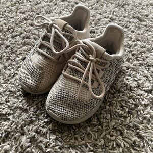 adidas MND R1 girlsCream and Gray Sneakers